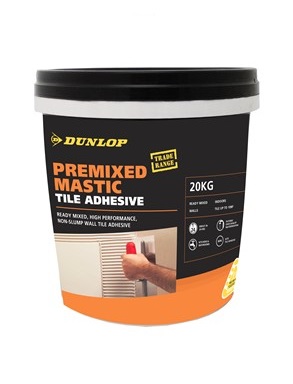 Dunlop Building Products - Dunlop SUPER Lite Tile Adhesive is our premier,  silica free adhesive offering users a high bond light weight mastic adhesive.  Suitable for most tiling applications, our revised silica