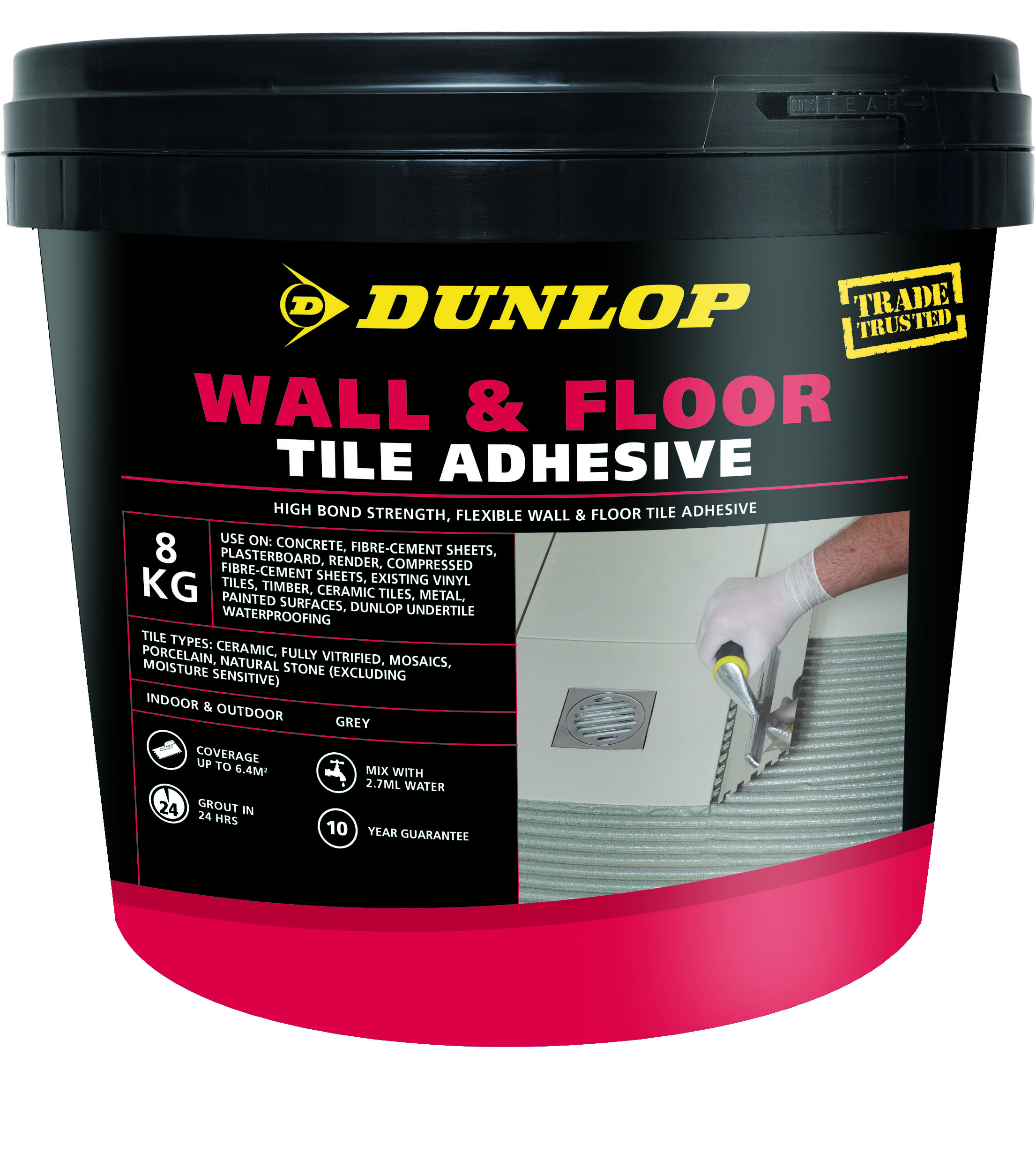 Dunlop Wall & Floor Tile Adhesive – Dunlop Trade NZ